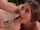 brunette cumshot face