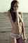 brunette beach shy
