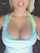 cleavage half face blonde