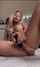 blonde slut dildo