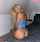 blonde slut curvy