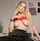 blond teen piercing