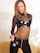 blond leather latex