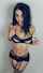 lingerie black hair nonnude