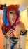 white skinny red haired