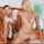 blonde riding threesome