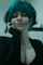 egirl blue hair sexy