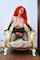 red hair shaved