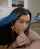 blowjob asian blue hair