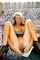 anal blonde dildo