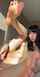 masturbating dildo brunnette