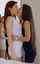 lesbian kissing surprised