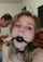 gag collar brunette