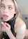 white blonde ahegao