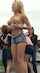 blonde bigboobs public