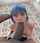 bbc blue hair white girl