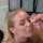 blonde beauty cumshot