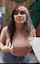 pink hair curvy brunette