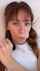 brown hair bangs blowjob