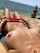 sun tanning beach bikini