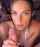 brunette pretty eyes blowjob
