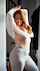 red head teen blonde