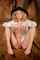 implied nude blonde tease