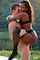 ebony black girl oiled