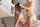 brunette choking doggystyle