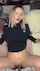 blonde riding solo