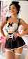 maid curly hair latina