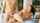 threesome cumshot brunette