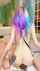 camgirl solo colorful hair