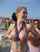 blonde bigboobs beach