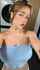 blue top ponited chin nipple piercings