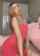 ahegao red dress blonde