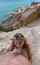 outdoor blowjob blonde