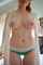 redhead thigh gap green panties