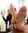 feet blonde soles
