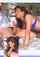 blowjob brunette blue bra