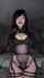 goth fishnets thicc