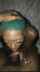 ebony black green hair