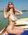 busty beach redhead