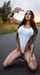 brunette water wet