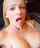 blonde cum facial