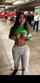 brunette teen public