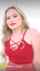 blonde red dress tattoo