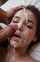 facial cumshot drenched