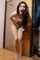 sexy brunette changing clothes