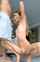 skinny long legs blowjob